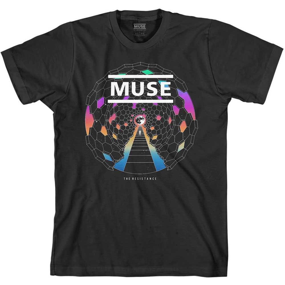 Men s Muse Resistance Moon Slim Fit T-shirt Large Black L
