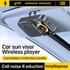Bluetooth 5.4 Handsfree Car Kit Wireless Bluetooth Adapter Receiver Speakerphone MP3 Music Player with Car Sun Visor Clip Auto Accessories