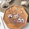 50pcs Transparent Rice Ball Wrapper Cartoon Pattern Sushi Bag Triangle Bag  Food Packaging