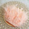 1Yard Natural Turkey Feathers Trim 10-15Cm Fluffy Feather Ribbon For Crafts Accessories Wedding Party Clothing Sewing Decoration