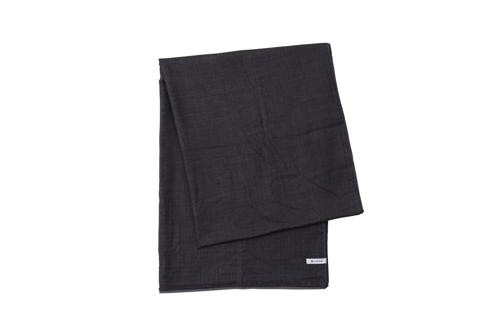 Soft Gauze Charcoal [Snow Peak] Shawl,
