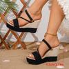Chaussures à Talons Hauts pour Femmes, Chaussures à Plateforme, Sandales