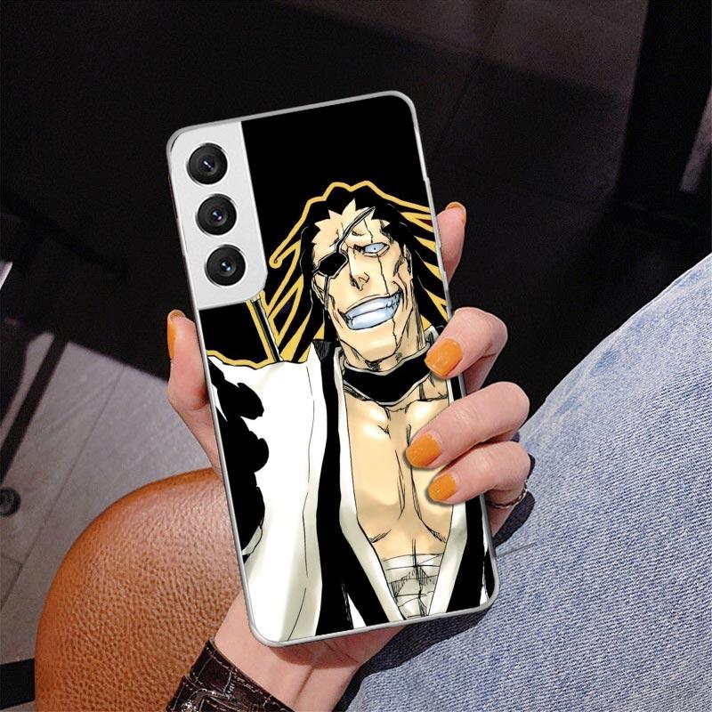Bleach Zaraki Kenpachi Phone Case For Samsung Galaxy S24 S25 Edge S26 Ultra S23 S22 S21 Plus S20 FE + Personalized Print Cover G