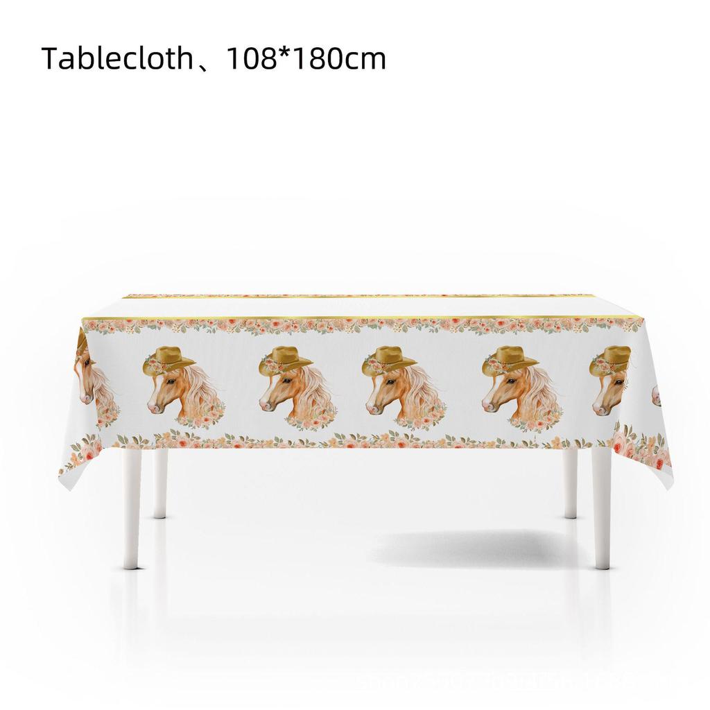 Födelsedagsdekorationer med tema galopperande häst: Tecknade Ballonger & Tårtdekorationer