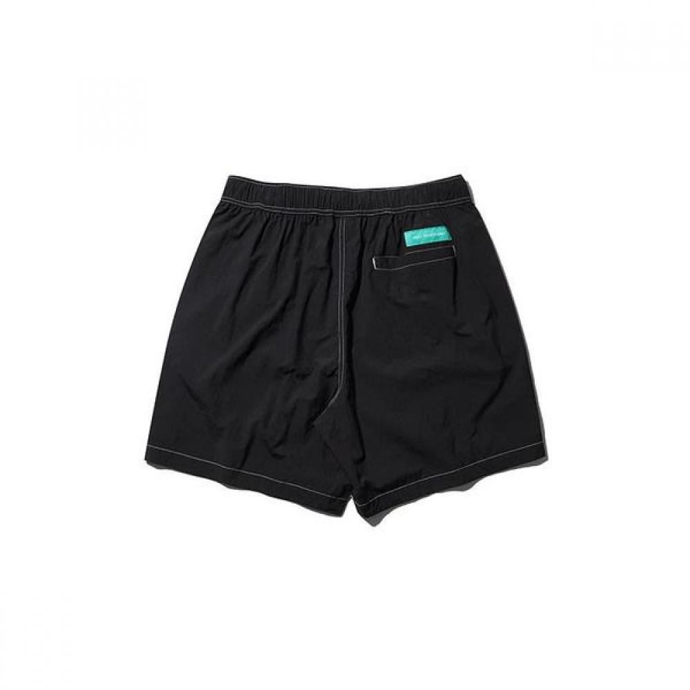 Diagonal Stitch 4 Short Pants  Black 