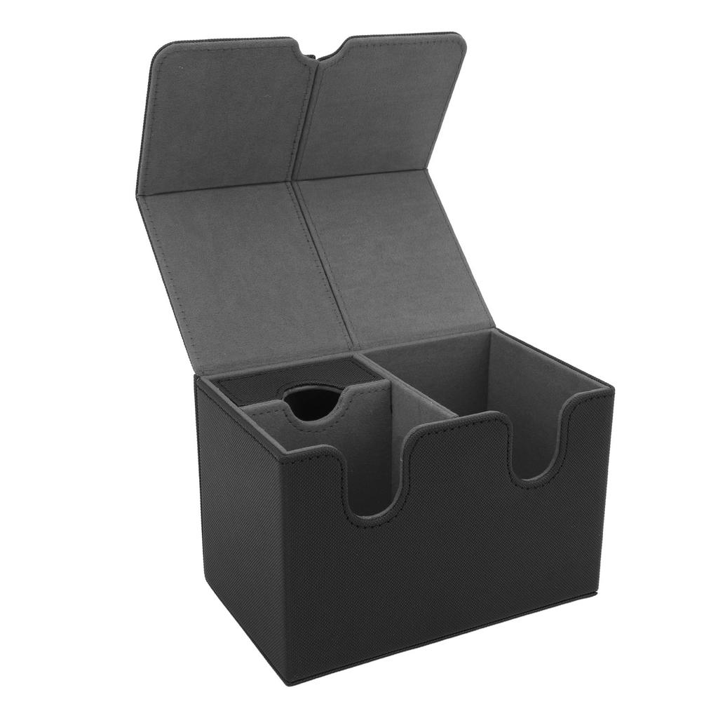 Card Deck Box PU Leather Magnetic Card Storage Holder   Case Fits 160 Cards for Trading Cards Tarot Cards