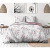 Bettwäsche-Set 240x260 cm HOME LINGE PASSION POMPADOUR : Bettbezug + 2 Kissenbezüge - 100% Baumwolle 57 Fäden -