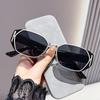 New Style Small Ice Cube Sunglasses Anti-UV Square Frame Optical Glasses Slimming Effect Y2K Vintage Aesthetic Sun Shades