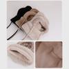 Children Hat Plush Bear Ear Styling Warm Windproof Winter Hat with Face Guard Neckerchief Function Vertical Headgear