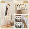 Clear PVC Handbag Storage Organizers With Hanging Hook For Dustproof Protections And Space Saving Closet Organization