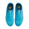 Nike Soccer Spike Jr. Vapor 14 Academy Firm Ground Non-Slip Durable Low Top Soccer Shoes Kids sneaker Blue DJ2855-484