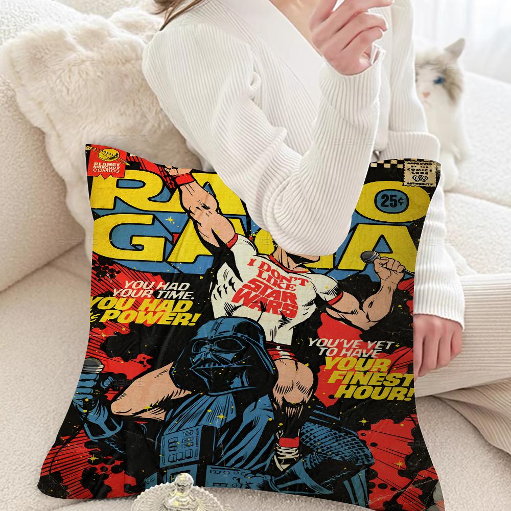 SStar WWars Pillow Case Cushion Cover Car Throw Pillow Case For Sofa Car Christmas Gift 40x40cm 45x45cm