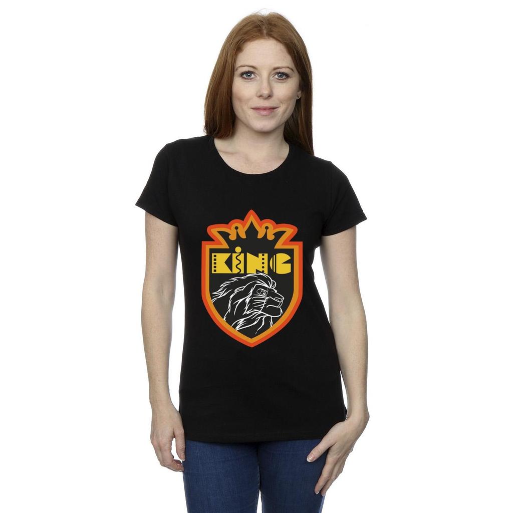 Disney Womens/Ladies The Lion King Crest Cotton T-Shirt