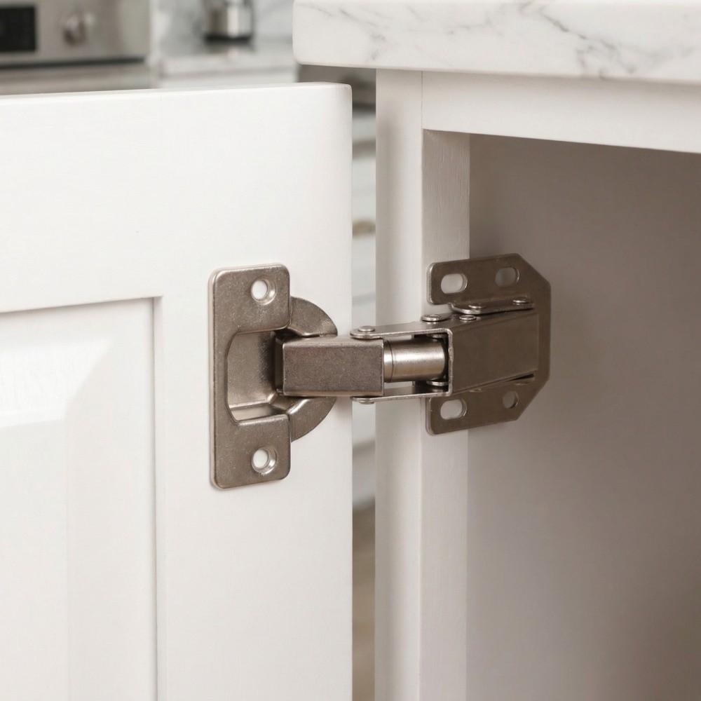 10Pcs Durable 3 Inch Hinge No Drilling Easy Install Bridge Hinge Bridge Type Door Hinge Home Repair