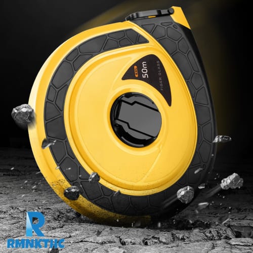 Water- and rust-resistant fiberglass leather ruler with long, high-precision tape measure and clear markings. Ideal for crafts, construction sites, Mi