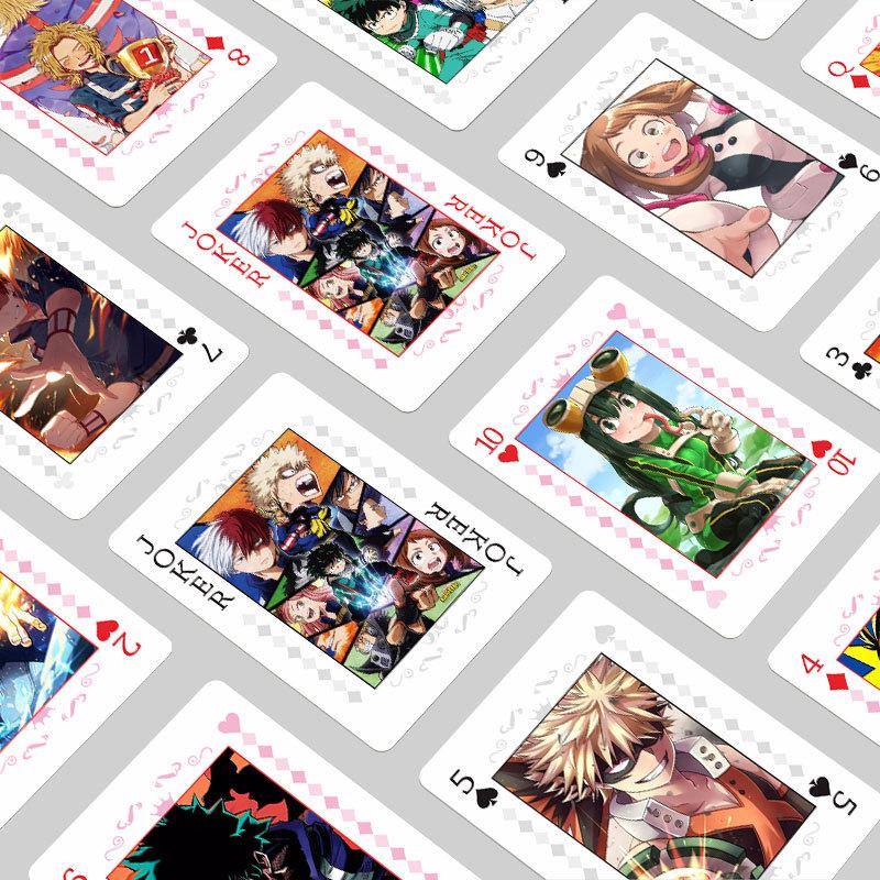 Jucărie Poker Anime My Hero Academia Cărți de Joc Bakugou Katsuki Todoroki So Cosplay Colectie Cartonată Cadou