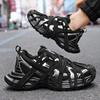 Men's Lace Up Street Sneakers Niche Thick Splicing Mixed Color Sports Shoes Arrival Vulcanization Shoes