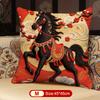 Throw Pillow Cushion Cover Horse Print Luxury Modern Fashion Style Couch Sofa Pillow Covers Bedroom Living Room