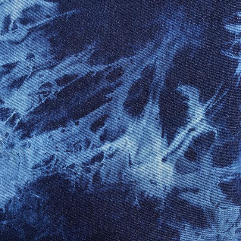 170x50cm Washed Tie-dyed Denim Fabric For Diy Sewing Jackets Coats Shirt  Apparel Clothing Thicken Cotton Denim Designer Fabric