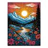 Landscape Sunset Diamond Painting Complete Kit DIY Mosaic Embroidery Hobby Handicraft Painting for Home Wall Decoration