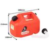 Kijima YGP-5 302-655 Portable Gasoline Can, 5L, Fire Prevention Law Compliant Plastic Can with Air Vent Screw