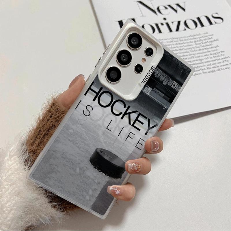 

Ice Hockey Rink Sport Soft Phone Case for Samsung Galaxy S24 S25 FE S26 Edge S23 Ultra S22 Plus S21 + Shockproof Cover Back Shel Samsung S22 Ultra