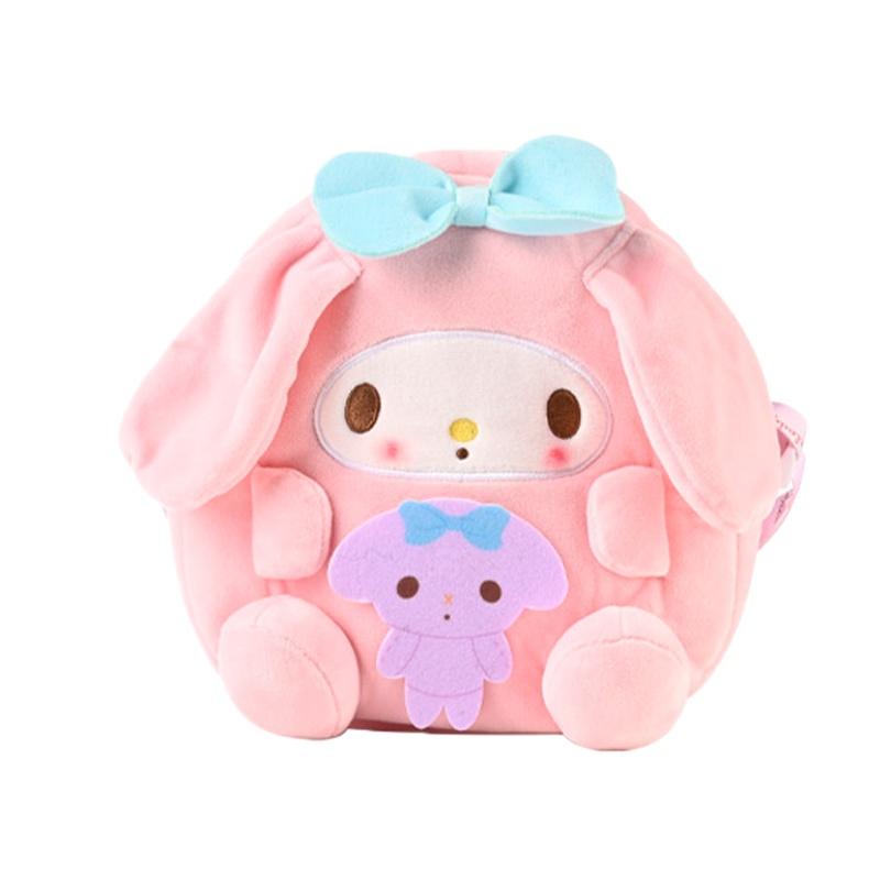 Adorable 20cm Sanrio Plush Toy My Melody Kitty Kuromi Bag With Kawaii Anime Design