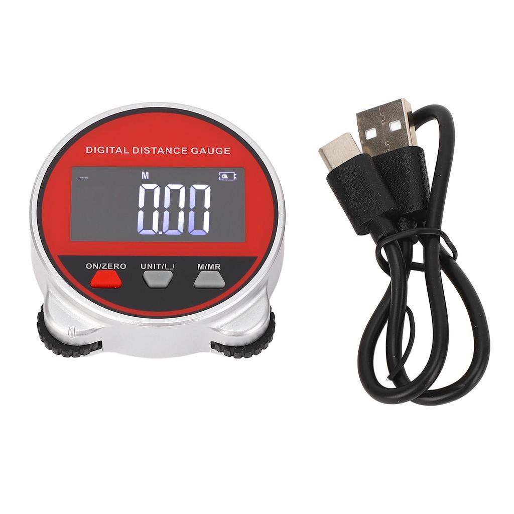 Elektronischer Rollmaßstab 0199.999m Bereich Klarer LCD-Bildschirm Digitales Entfernungsmessgerät mit Datenspeicher