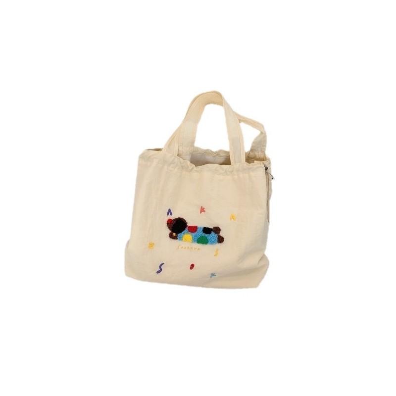 Adorable Korean Style Casual Tote Bag Perfect For Travel And School With Spacious Design