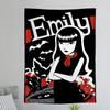 Comics Eemily The Sstrange Cartoon Wandteppich Heimdekoration hippie böhmische Dekoration Divination Heimdekor