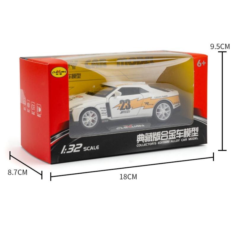 

Масштаб 1/32 Nissan GTR50 Модель автомобиля, литая коллекционная игрушечная машинка с инерционным механизмом со звуком и светом для взрослых детей мальчиков девочек 1/32-Size:14.5*6.5*4.2cm белый