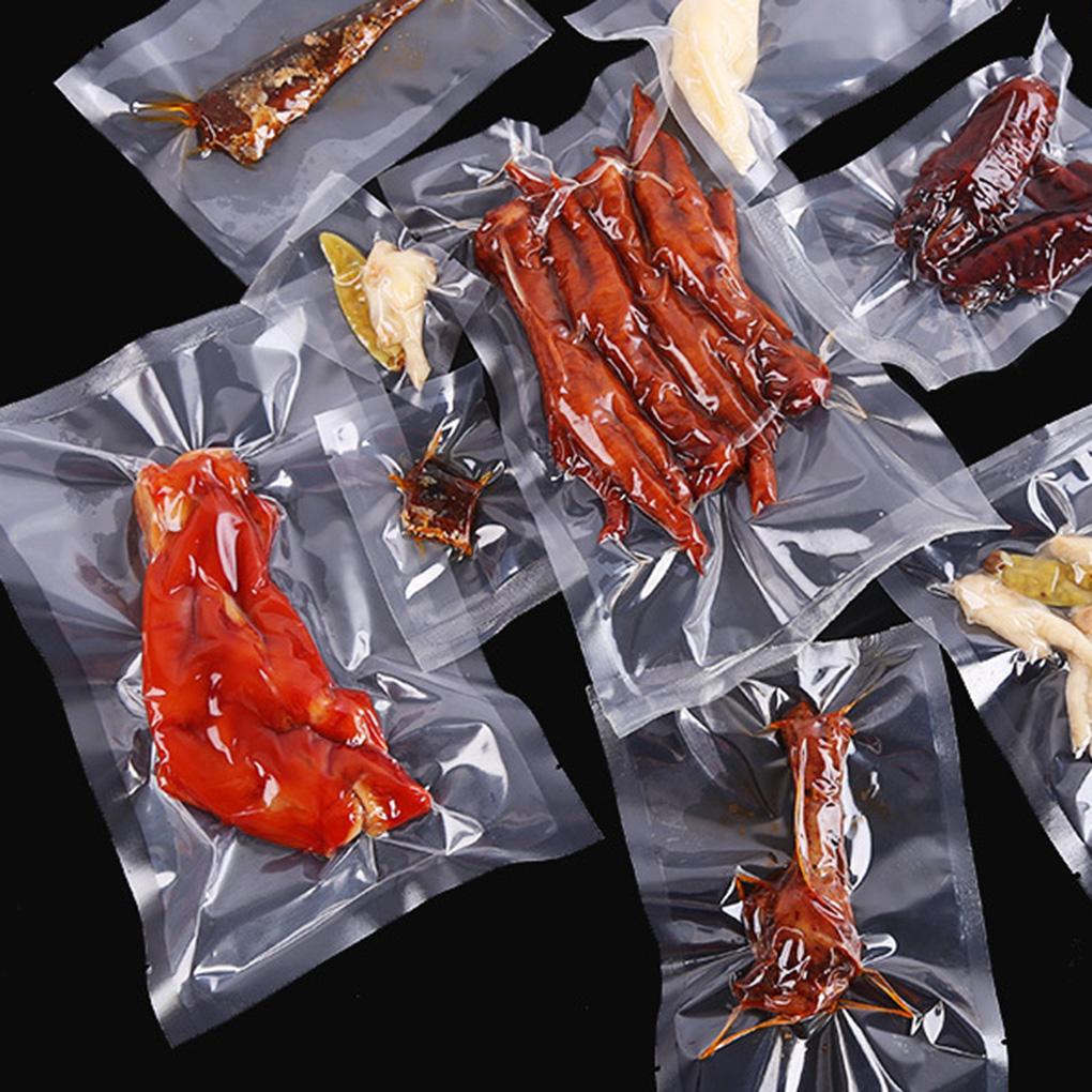 100PCS Vacuum Vac Sealer Sous Vide Food Saver Bags Healthy Smooth Non Textured