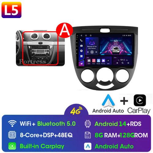 2din Android 13 Auto Carplay Car Radio Multimedia For Chevrolet Lacetti J200 For Buick Excelle Hrv 2004-2008 Video Stereo GPS 4G