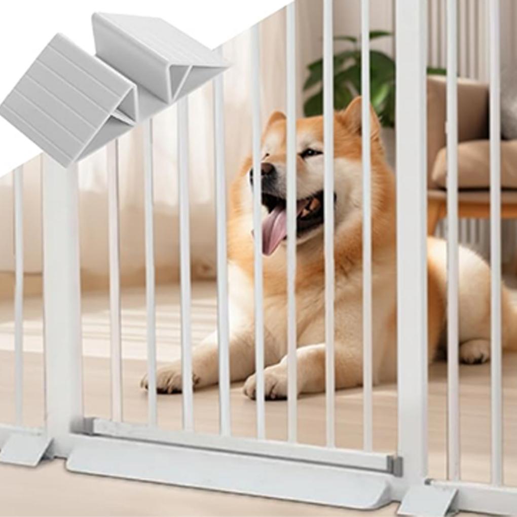 Animal barrier doors, floor brackets, support for doors, with certain restance, suitable for living rooms, area