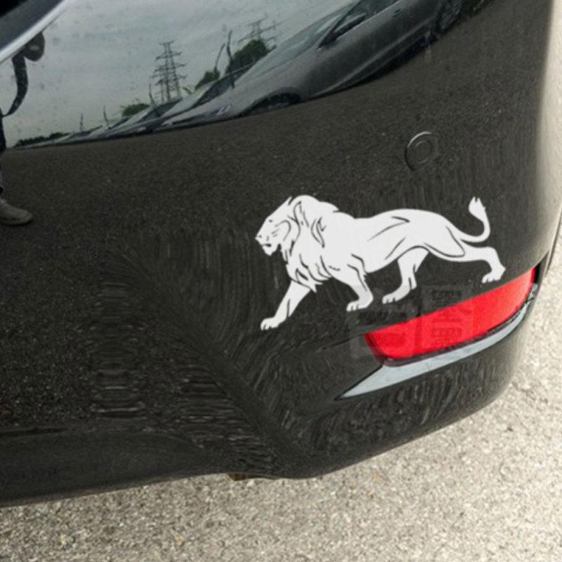 Car Sticker Walking Lion Pattern Vinyl Decals Motorcycle Car Stickers Personality Car-styling