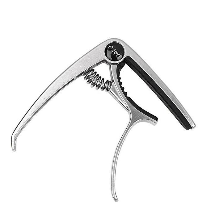 Metal Guitar and Ukulele Capo for Acoustic and Folk Instruments
