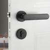 Bedroom Golden Solid Wood Split Lock, Simple Door, Silent Handle Lock
