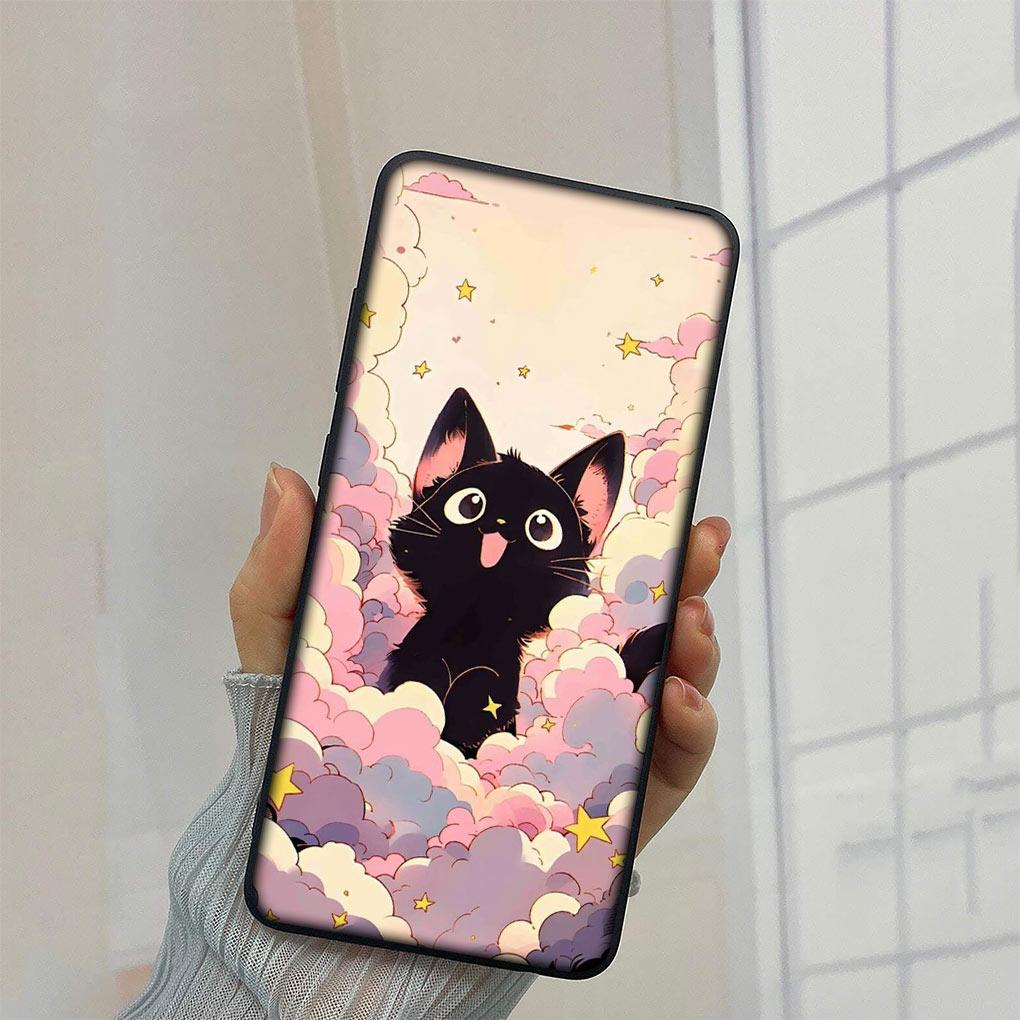 

Cat Cartoon Kitten Cats Phone Cover Casing for Samsung Galaxy Note 20 Ultra 10 8 9 S10 Lite S9 A6 A8 Plus A9 Soft TPU Case Samsung S10 Plus