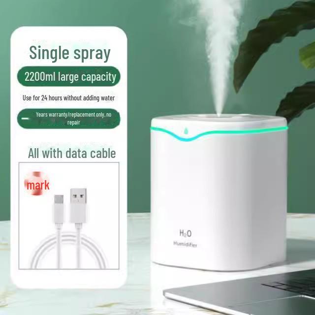 Umidificatore da scrivania a doppio spruzzo per aromaterapia e camere da letto grandi