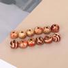 200Pcs 8mm Round Shape Wood Beads Bracelet Clothes Decorative Beads DIY Material Accessories