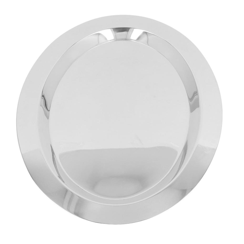 Farfurii din oțel inoxidabil, multifuncționale, rafinate și elegante, cu suprafață de oglindă, din oțel inoxidabil 304, pentru servire