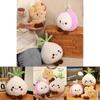 Cute Vegetable Plush Doll With Soft Short Pile For Childrens Play And Collection