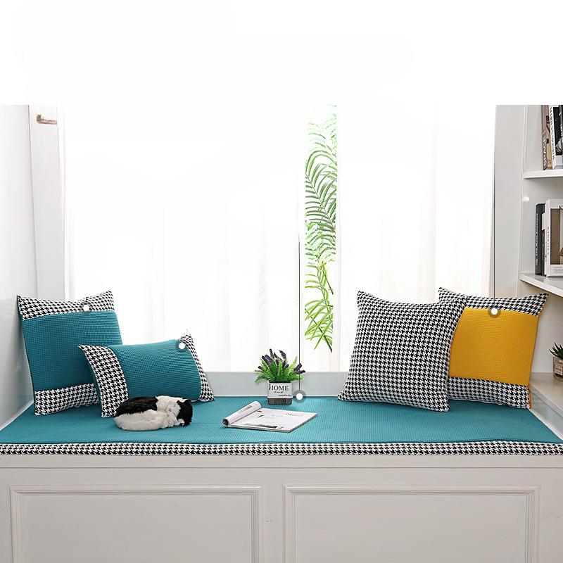Window Cushion Ledge Cushion Nordic Style Four Seasons Universal Non-Slip Balcony Cushion Blanket