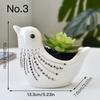 Cute Bird Flower Pot Ceramics Succulent Pot Planter Home Decor Indoor Decoration Desktop Ornaments Bonsai Plant Pot