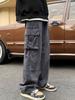 American Retro Work Pants For Men With Stretch Fabric Casual Style For Daily Wear