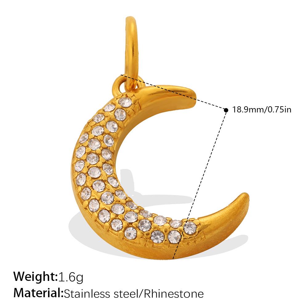 European & American Cross-Border Rhinestone Pendant - Luxury Retro Musical Note Guitar Ornament