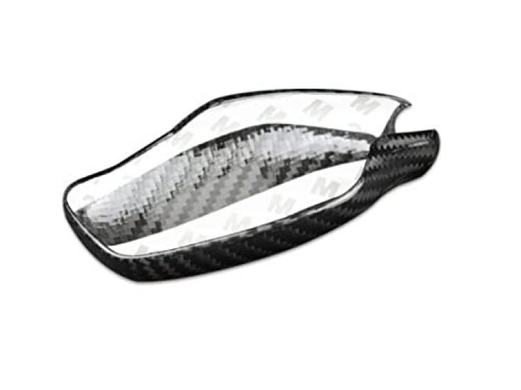 KADEKO Shift Lever Real Carbon for BMW 5 7 Drive Cover, Fiber, Series, 6GT, Series, X3, X4, G30, G32, G11, G12, G01, G02, G08, Right-Hand (Black)