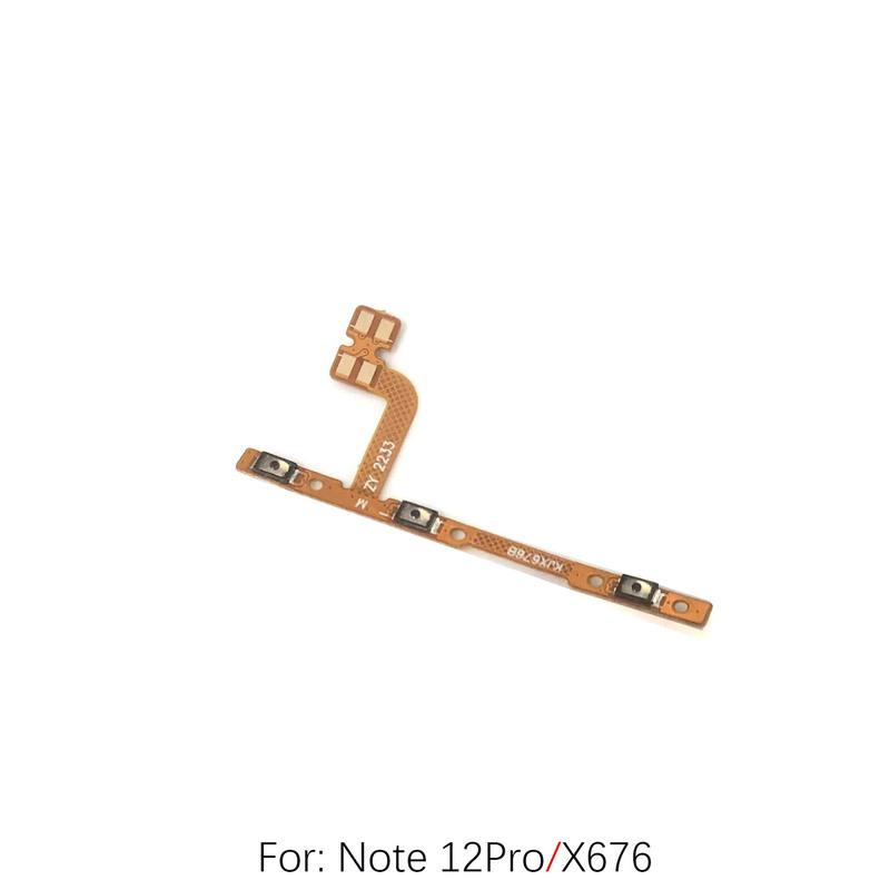 For Infinix Note 7 8 10 Note11 Note12 Note30 X690 X692 X693 X695 X663 Power Button Volume Flex Cable OnOff
