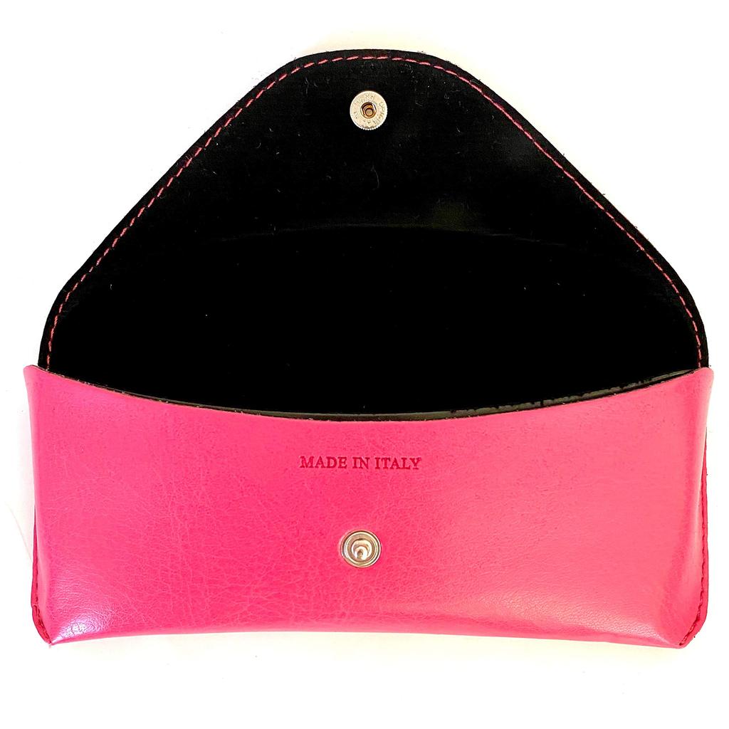 G.Barsanti&Figli Barsanti Eyeglass Case, Slim, Stylish, Lightweight, Compact, Made In Italy (Rose)