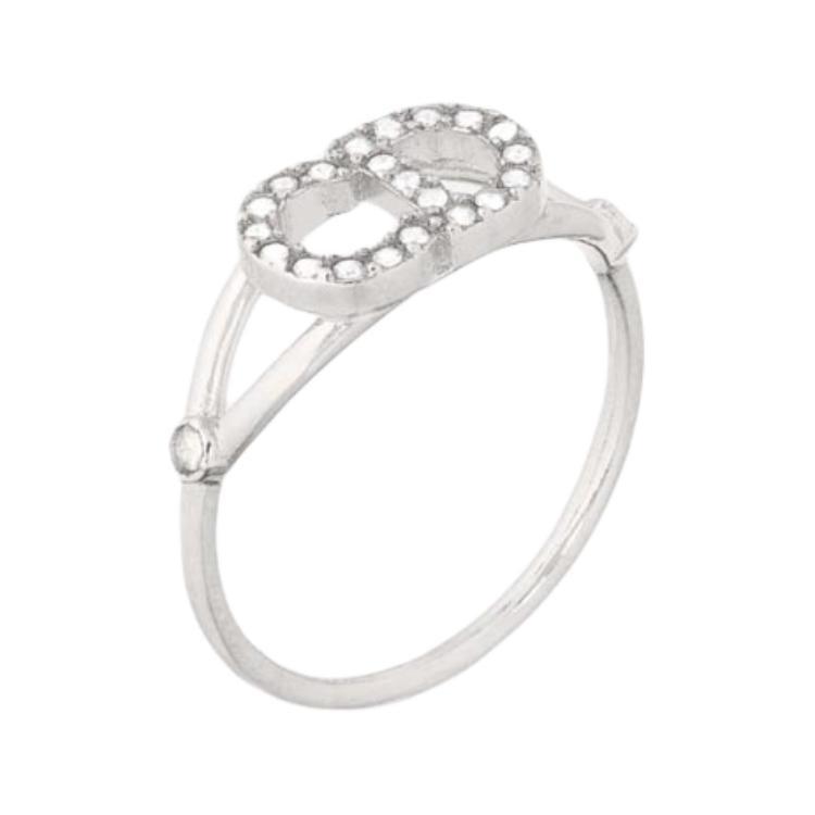 Dior Metal Rings Women's Silver R1137CDLCY-D102